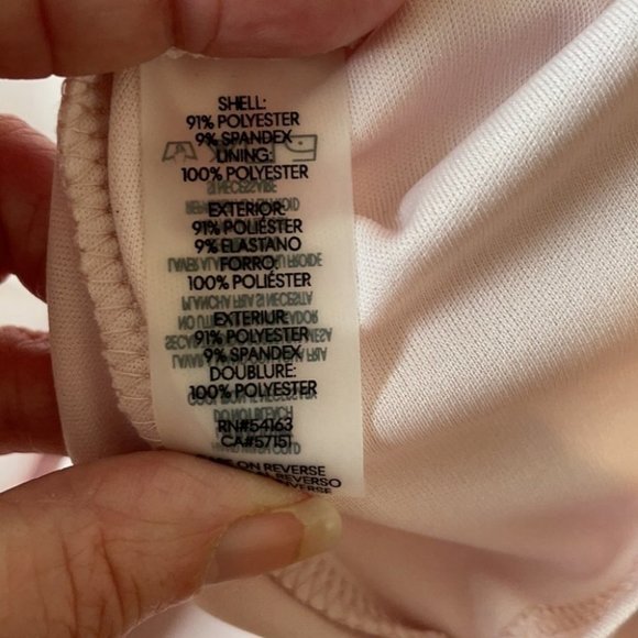 Calvin Klein Blush Pink stretch Comfort Dress 10. Beautiful well made dress - Picture 6 of 7